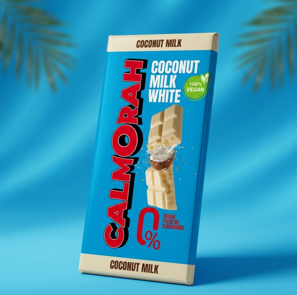 Calmorah Coconut Milk White | Naturally Sweetened Vegan Chocolate (50g)